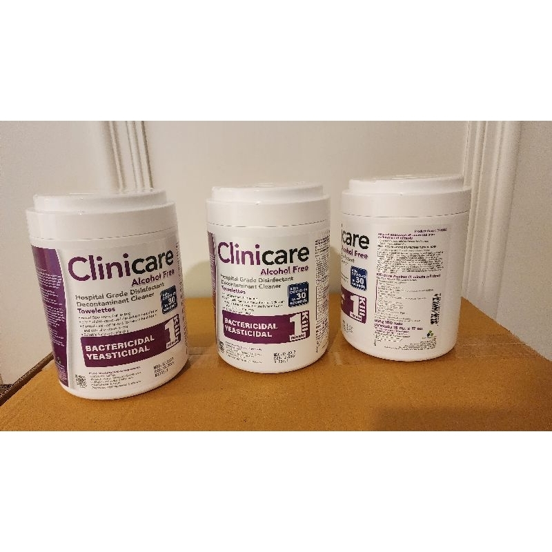 Clinicare Alcohol Free (180 แผ่น)