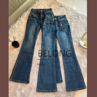 BELONG | BL501/BL502 | FLARE (แฟลร์ คลาสสิก) กางเกงยีนส์ขาม้าเอวกลาง | A55