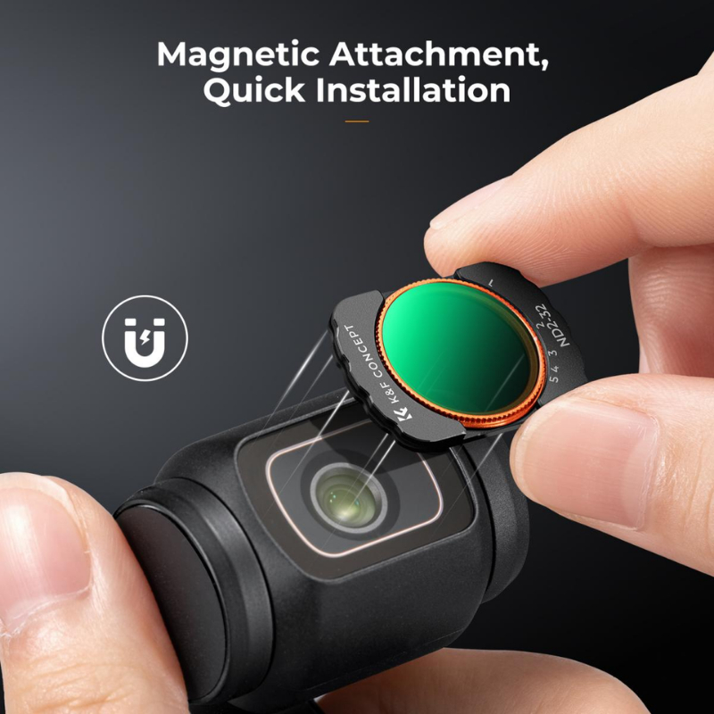 K&F DJI OSMO Pocket 3 (ND2-32) Magnetic Lens Filter (KF01.2544)