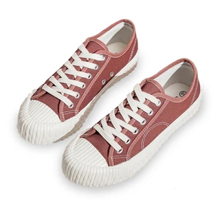 พร้อมส่งในไทย ส่งทุกวัน รุ่น 77 รองเท้าผ้าใบบิสกิตสีขาว มีไซส์ 36-45