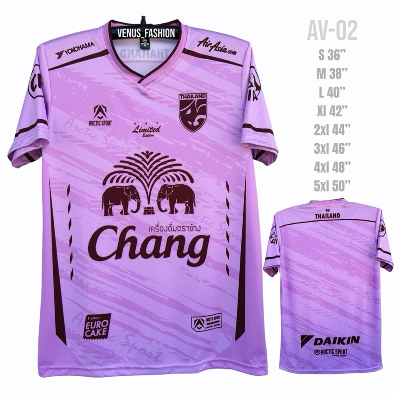 Oxy shop🔺 รุ่น AV-02 เสื้อกีฬาพิมพ์ลายเกรดพรีเมียม (S-5XL)