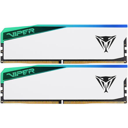 48GB (24GBX2) RAM DDR5(6000) PATRIOT VIPER ELITE RGB WHITE (PVER548G60C42KW)