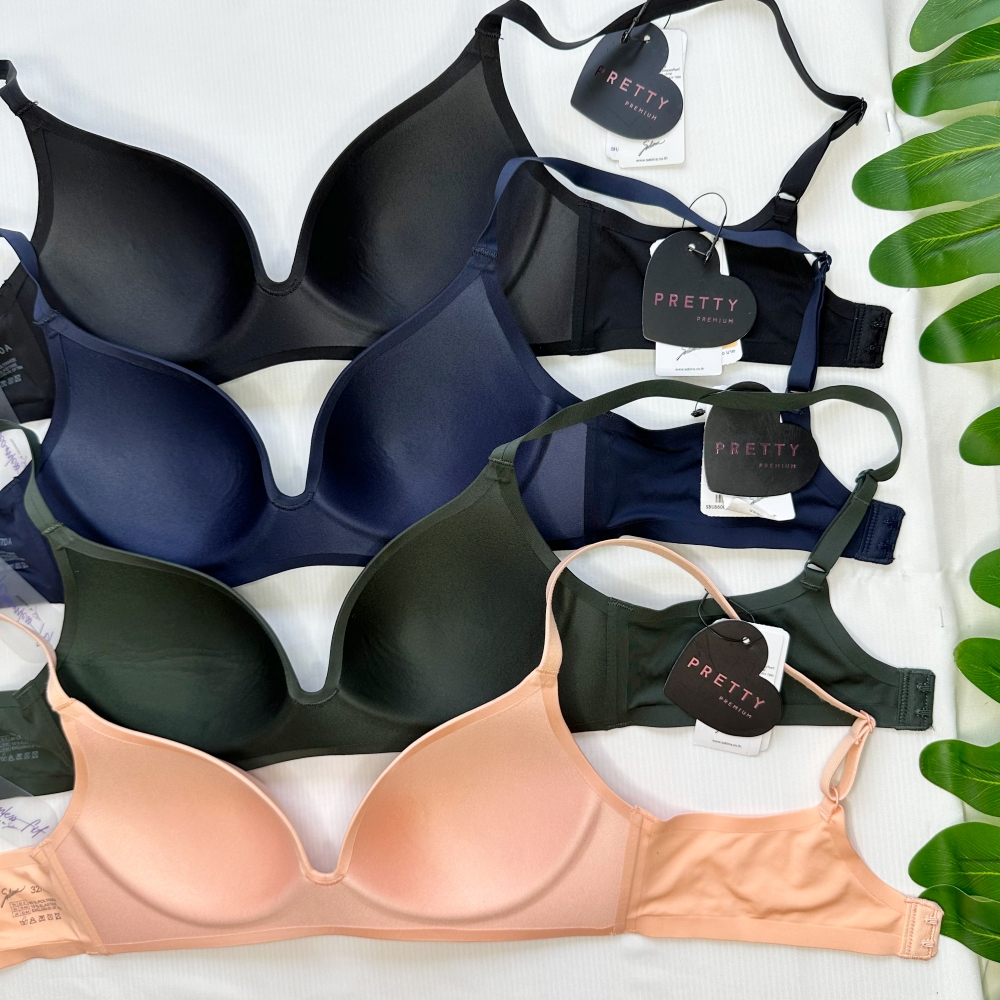 รหัส MXX-SBU02 *งานเซลล์ราคาพิเศษ* Sabina เสื้อชั้นใน Seamless​ Fit​ รุ่น Pretty​ Republic (มีโครงซิลิโคน​อ่อน) SBXU