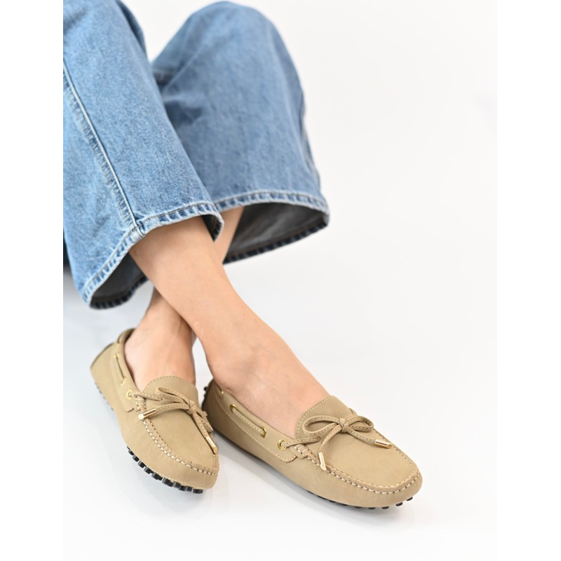Soulmate Shoes รองเท้าหนังแท้ Mellow Mate in Creamy Brown (Nubuck Skin)