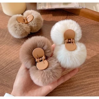 Fur Ball กิ๊บติดผมปอมปอม ลูกกลม ขนฟู ละมุน น่ารัก กิ๊บหนีบผม กิ๊บเกาหลี