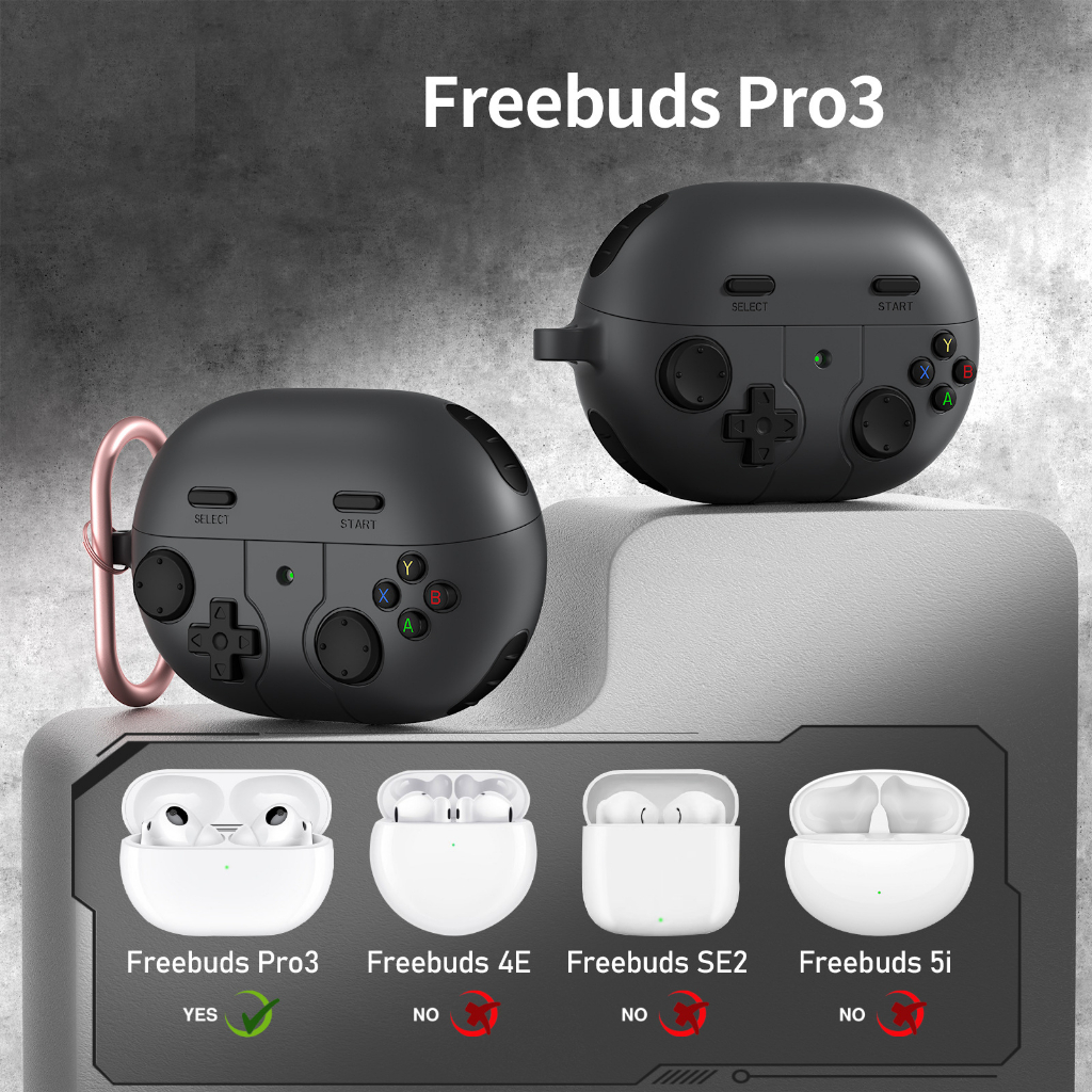 เคสหูฟัง หัวเว่ย Huawei Freebuds Pro3 / Pro4 เคสอ่อน เคสแอร์พอดน่ารัก พร้อมที่คล้อง (Model.1) ราคา ถูกที่สุด ดีลบีเคเค แกลเลอรีภาพที่ 4
