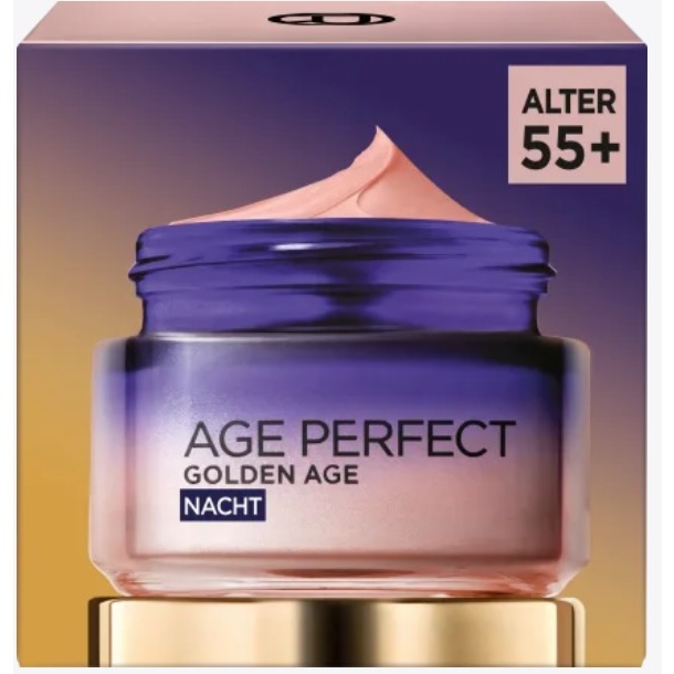 ครีมบำรุงผิวหน้า L'ORÉAL PARIS  Age Perfect Golden Age สูตรหน้าอมชมพู ผลิตจากเยอรมัน - รูปที่ 7