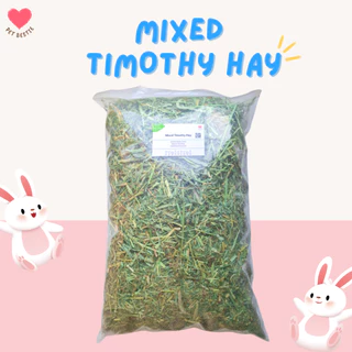 💖หญ้าทิมโมธีสับละเอียด หญ้าเต่า ทิมโมธีผสมสำหรับกระต่าย (1 กิโล) ให้เป็นอาหารเต่า ทำคุกกี้หญ้า