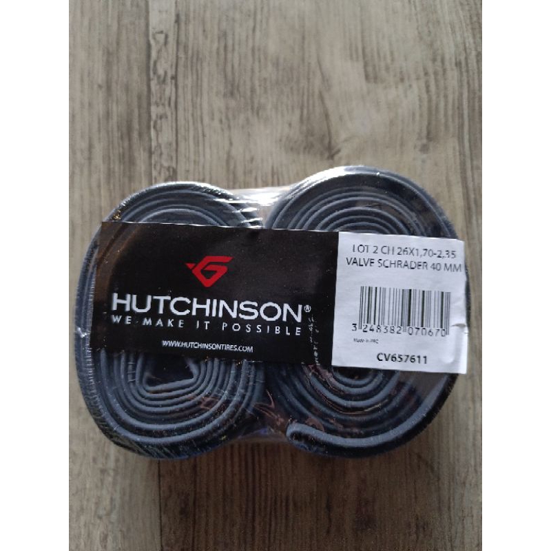 ยางใน HUTCHINSON 26x1.70-2.35 AV40 แพ็คละ 2 เส้น