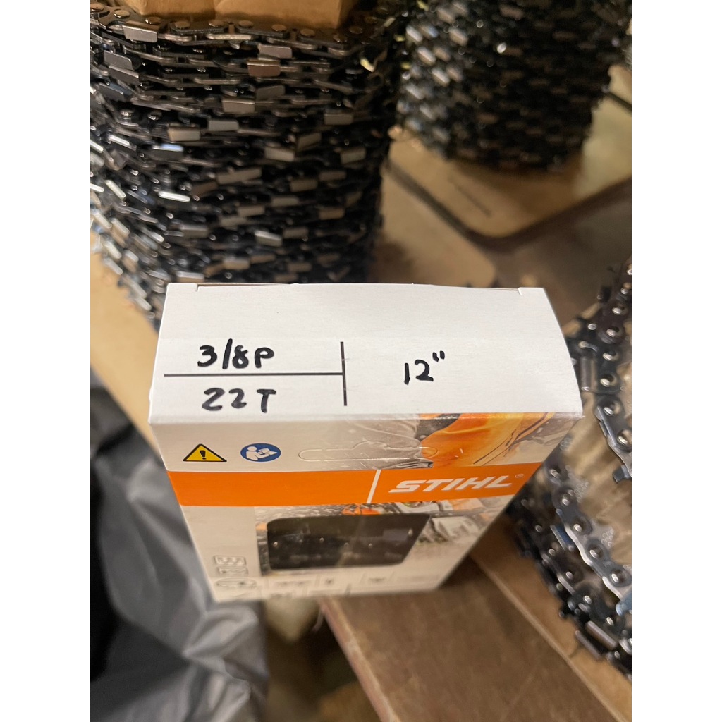 โซ่ STIHL แท้ ขนาด 3/8p 12 นิ้ว 22 ฟัน สำหรับเครื่อง MS180
