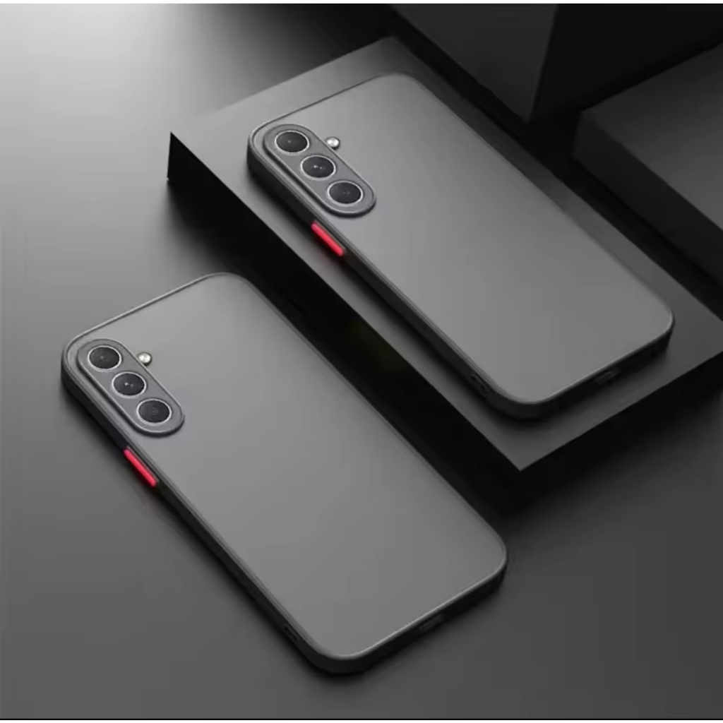 Case For Samsung A15 5G A25 5G A35 5G เคสโทรศัพท์ กันกระแทก กันรอยกล้อง ปุ่มสีผิวด้าน เคสซัมซุงขอบนิ่มหลังแข็ง