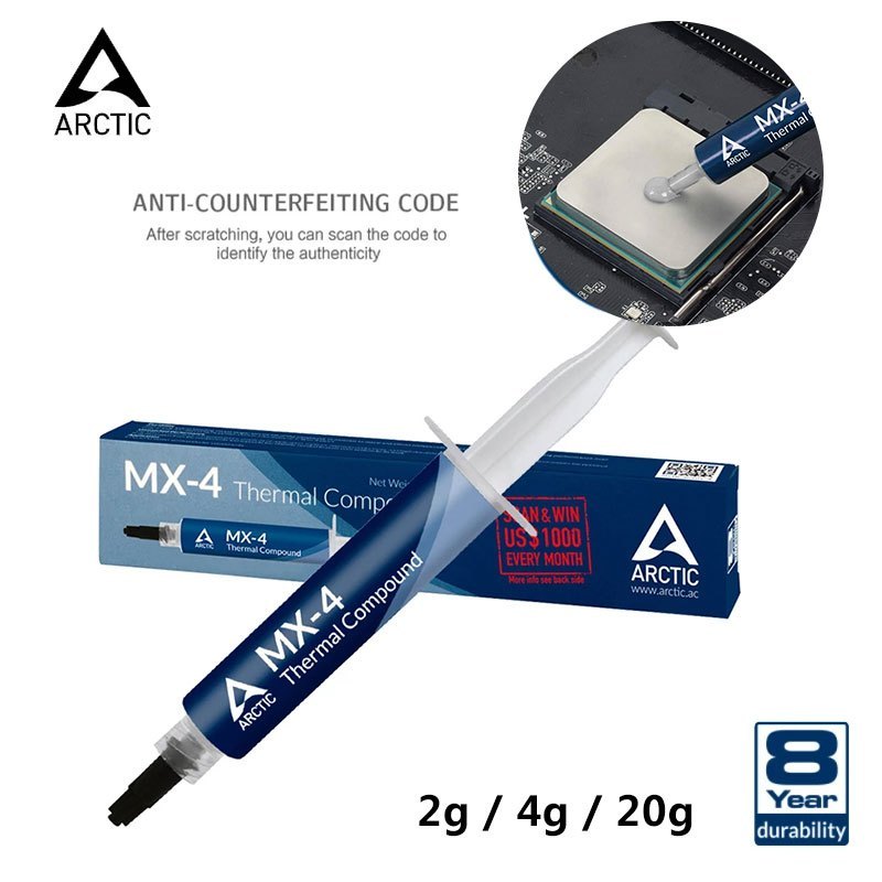 ซิลิโคนนำความร้อน ARCTIC MX-4 / MX-6 PREMIUM Performance Thermal Paste