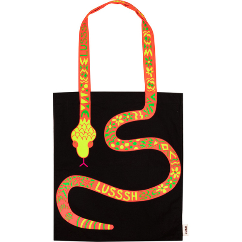 LUSH Snake Tote Bag กระเป๋าผ้า