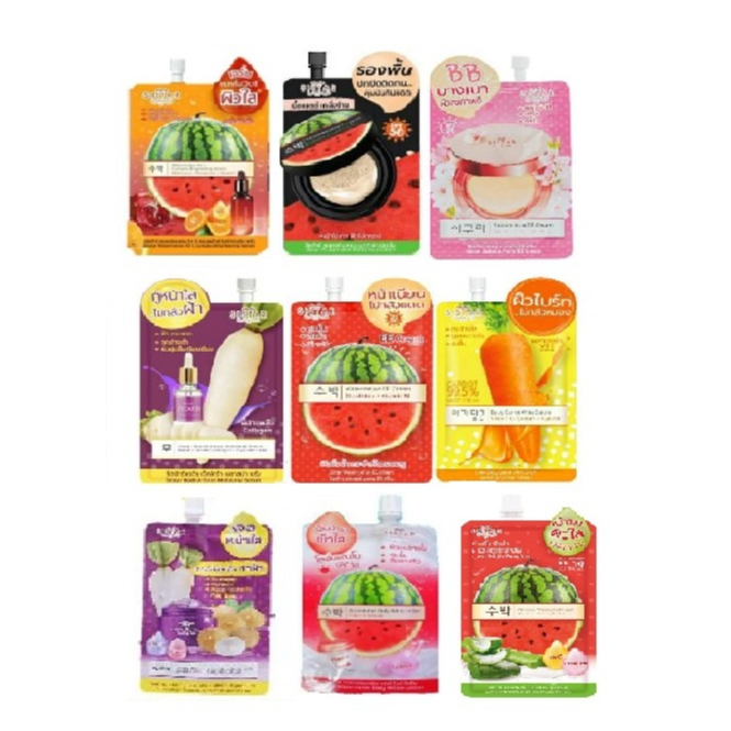 sistar EEแตงโม แครอทวิตซี เซรั่มฝ้า รองพื้นแตงโม โลชั่นแตงโม เจลแตงโม