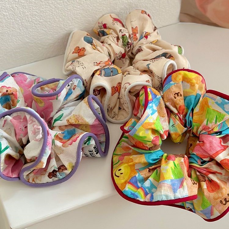 (พร้อมส่ง ) Korean donut hairband ยางรัดผม ยางโดนัท