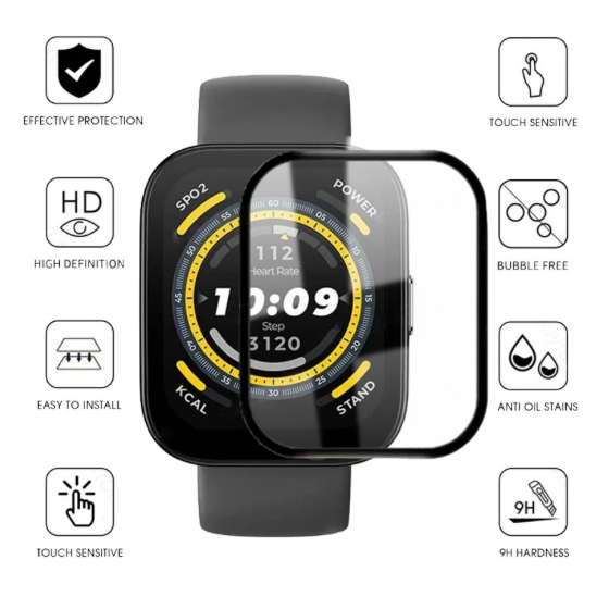 3D hydrogel film Bip5 unity / Bip 5 tpu ฟิล์มกันรอย Amazfit Bip5 พร้อมส่ง ร้านไทย ไม่ต้องรอนาน amazfit bip 5 ฟิล์มbip5