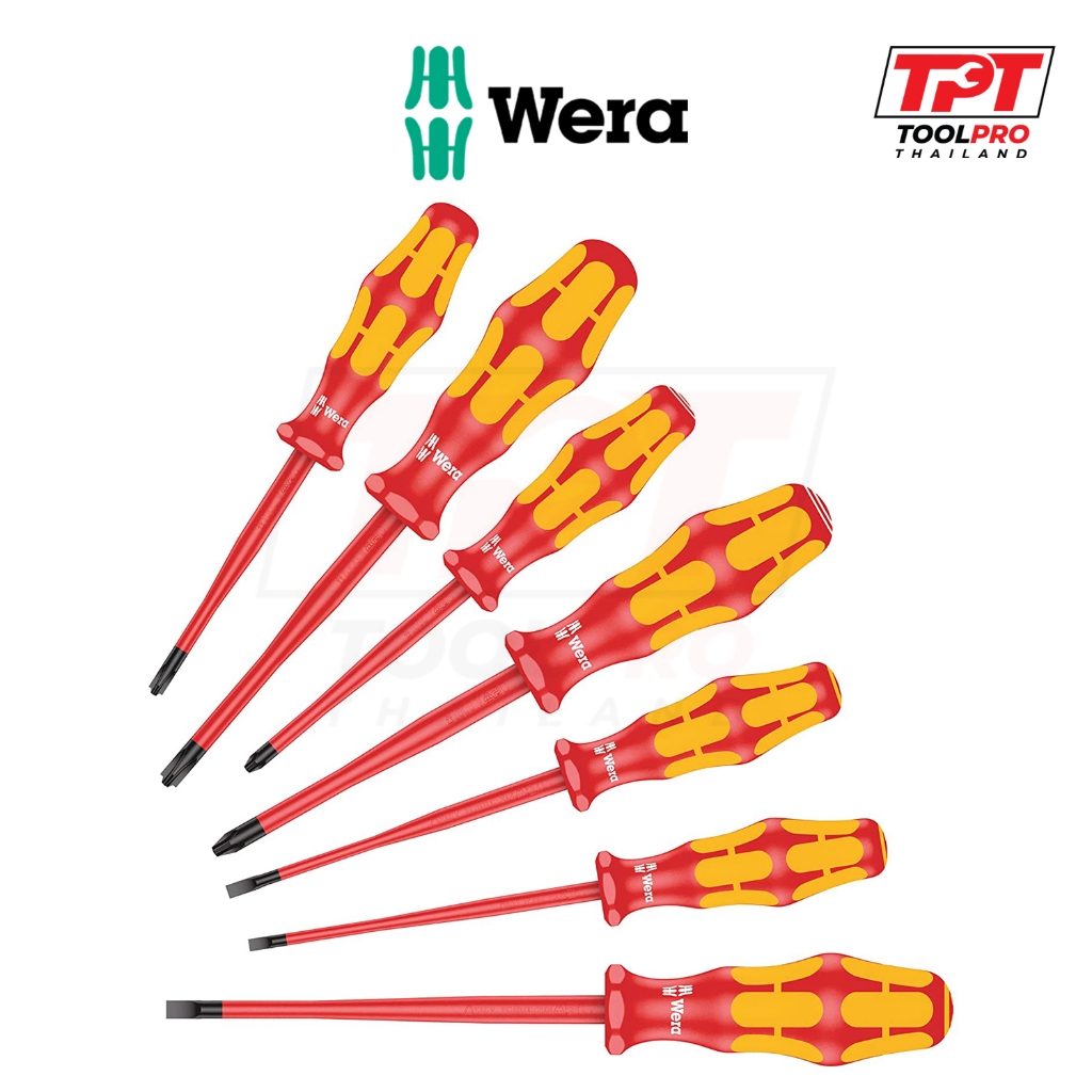 Wera ชุดไขควงกันไฟฟ้า 160iSS/7 VDE Screwdriver Set (05135961001)