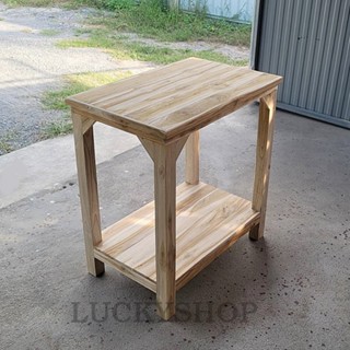 ชั้นวางของ วางตู้ปลา งานไม้สัก ชั้นเอนกประสงค์ แข็งแรง ทนทาน