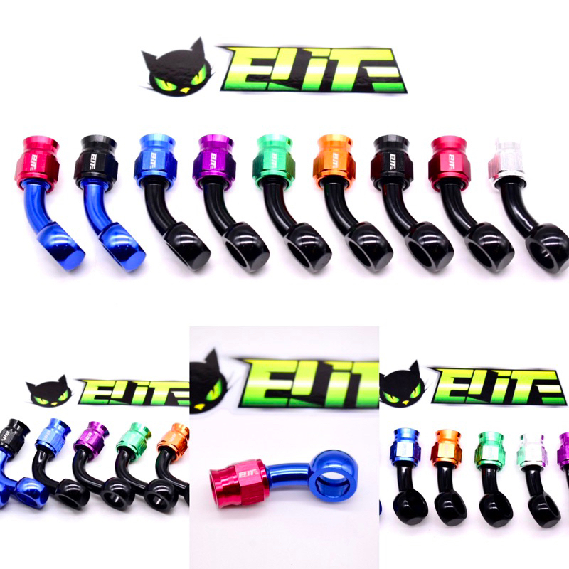 หัวโจเบรคAn3 อลูมิเนียม Elite ผิวงานเนียนเรียบ สีสวย (รวมตาไก่) ตัวละ 160 บาทเท่านั้น องศา 30,45,90  สินค้าตรงปก 100%