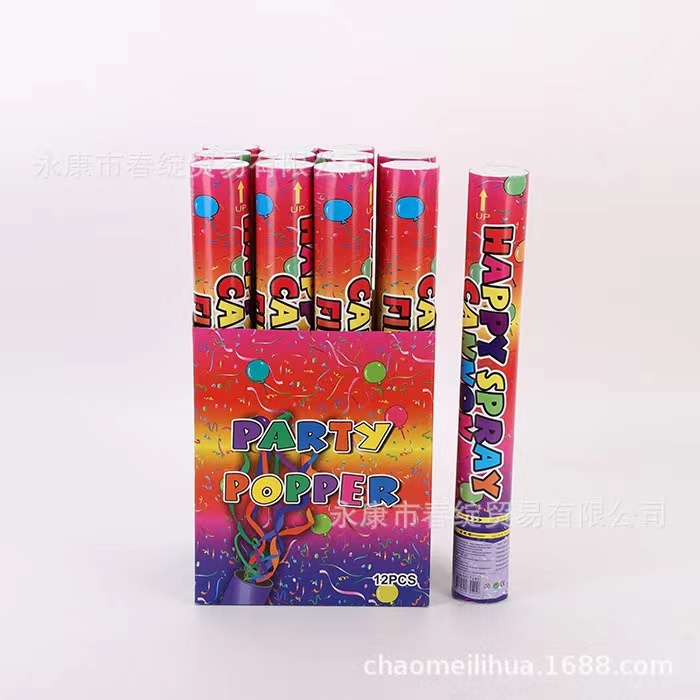 [พร้อมส่ง] พลุกระดาษ สำหรับงานเลี้ยง งานแต่ง ฉลองต่างๆ แบบหมุน PAPER SHOOT เปเปอร์ชูดขนาด30cmเล่นแสงสีสวย - รูปที่ 7