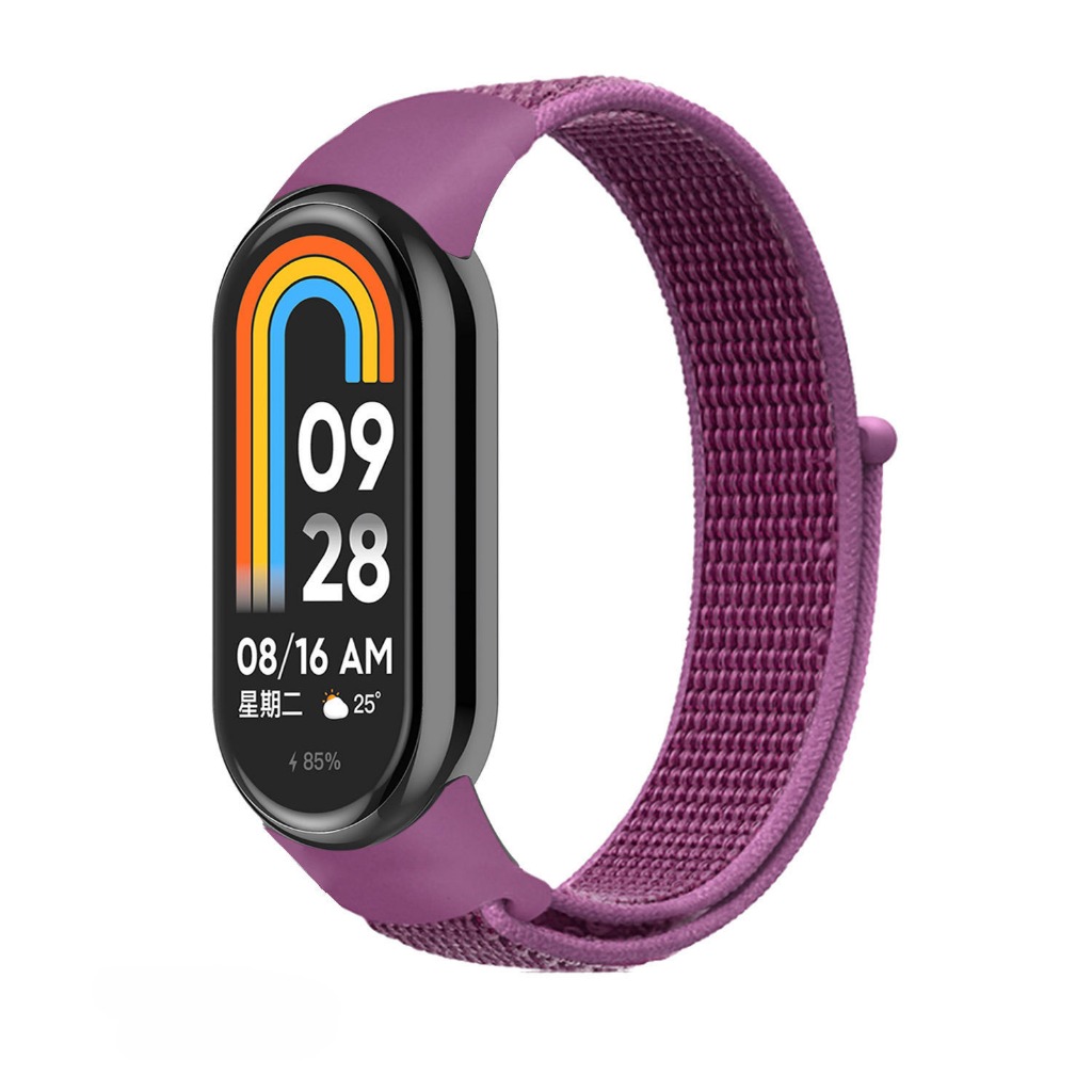 เหมาะสำหรับ Xiaomi Mi Band 8/9 สายไนลอนระบายอากาศสายนาฬิกากีฬา