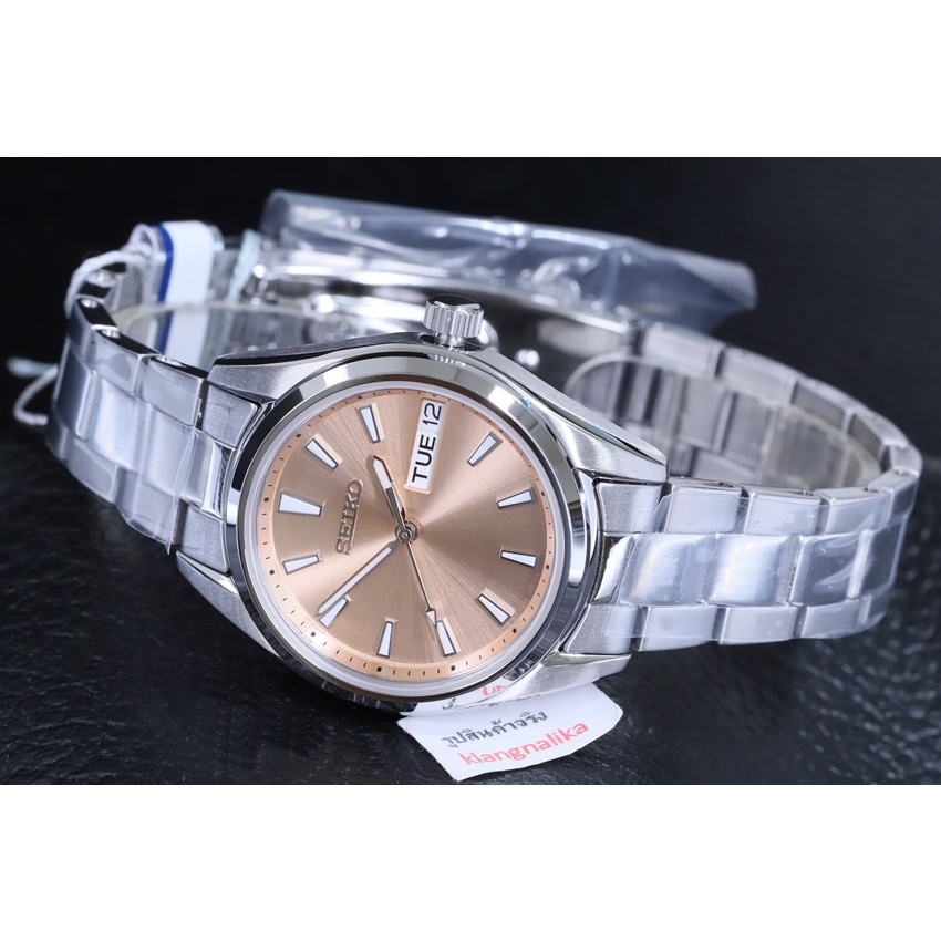 นาฬิกาผู้หญิง SEIKO QUARTZ SAPPHIRE รุ่น SUR351P / SUR351P1