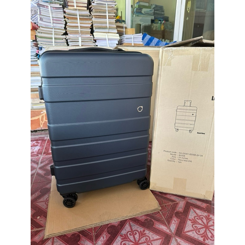 กระเป๋าเดินทางล้อลาก CAGGIONI 24 นิ้ว สี NAVYBLUE ของพรีเมี่ยม citibank พร้อมส่ง