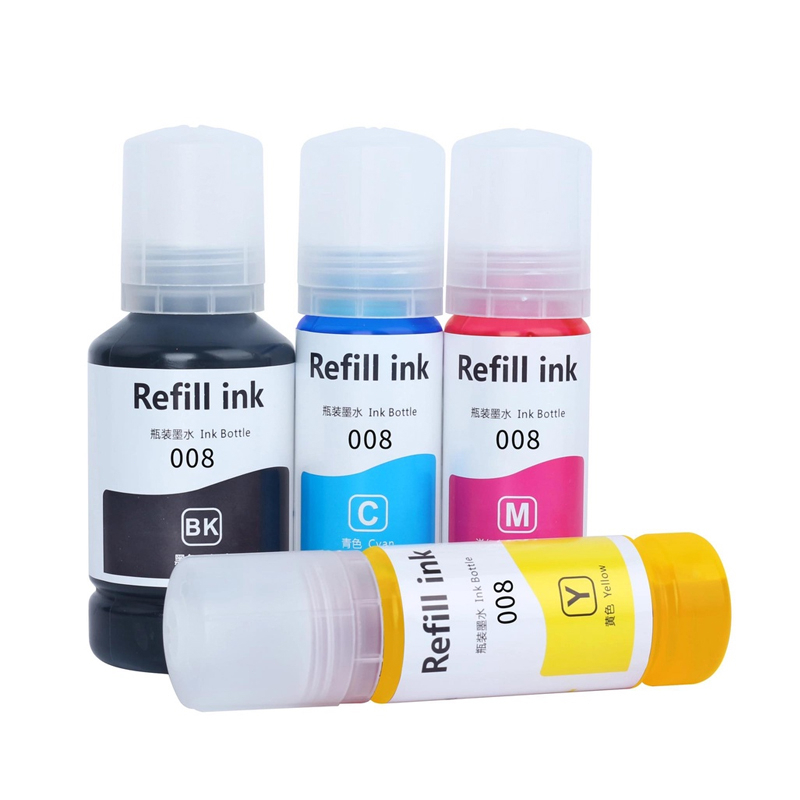 หมึก EPSON 008 ของแท้ ตัวเลือก 4 สี   L15150 L15160 L15158 15168  L6558 L6578 Et-5800 Et-5850printer หมึก EPSON 008 EPSO