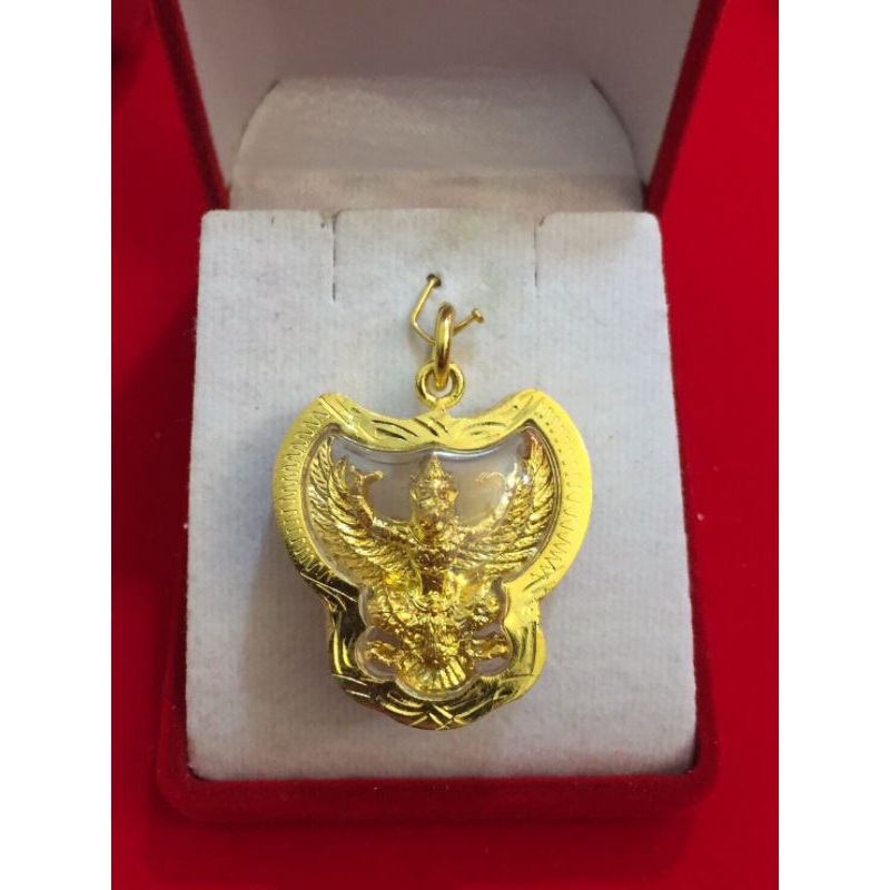 จี้ พญาครุฑ องค์สีทอง สวยมาก ผ่านพิธีปลุกเสก หุ้มทอง 96.5% กันน้ำ 100% พิมพ์ใหญ่