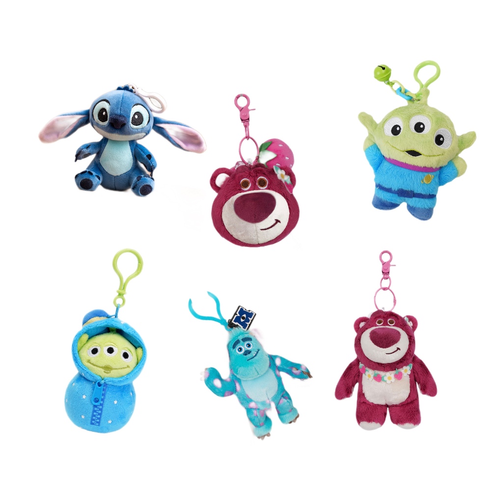 ส่งทันทีจากไทย!! พวงกุญแจ จี้ตุ๊กตาการ์ตูนดิสนีย์ Lotso Chip Winnie The Pooh Donald Duck สําหรับเด็ก