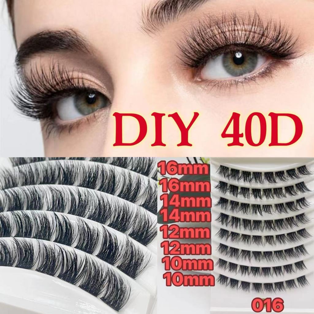 👑 Chiclashes (ชิคลาช) 8D ขนตายาว แบบนิ่ม ใช้ซ้ําได้ คลัสเตอร์เดี่ยว 🌟 พร้อมส่ง