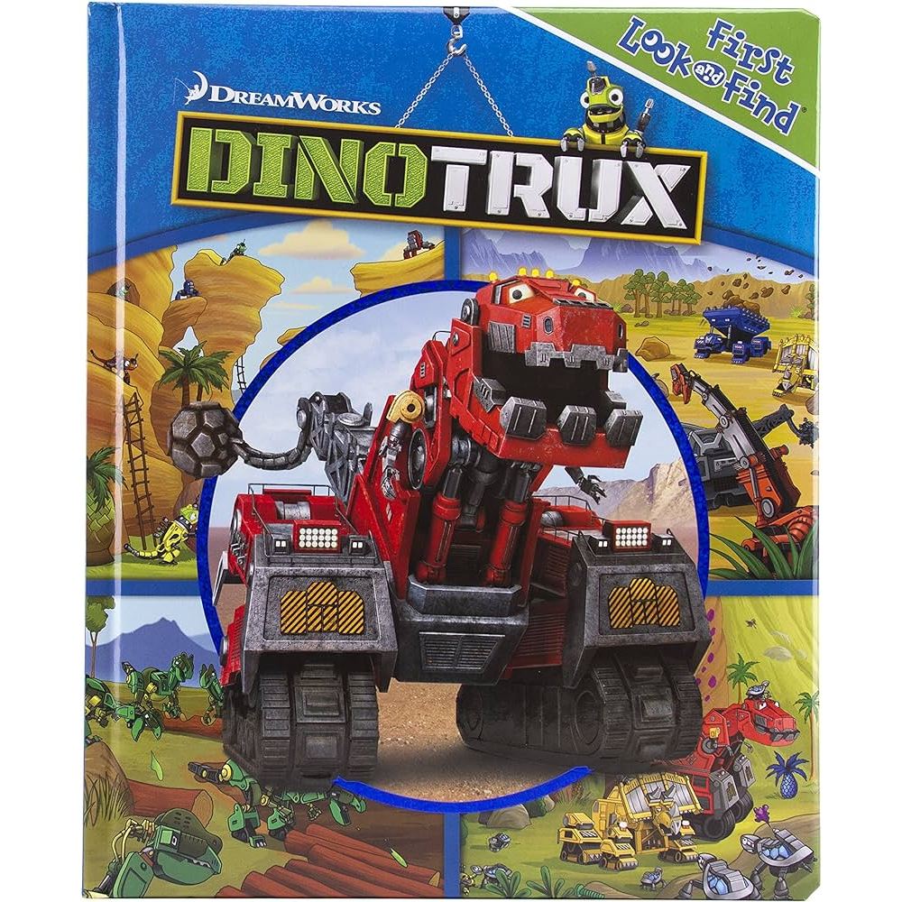 Dinotrux First Look &amp; Find Dreamworks  หนังสือไดโนเสาร์