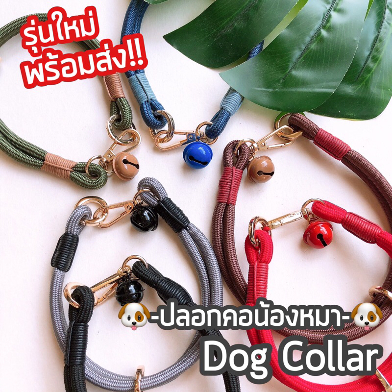 มาใหม่! ปลอกคอเชือกเส้นใหญ่ สำหรับน้องหมา สวยหรูมากๆ