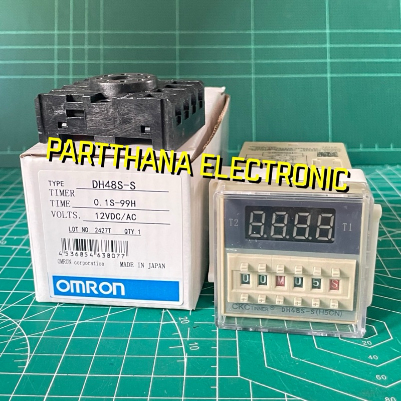 DH48S-S 0.1S to 99h 12VDC/AC  24VDC/AC 110VAC 220VAC พร้อมส่งในไทย🚛💨