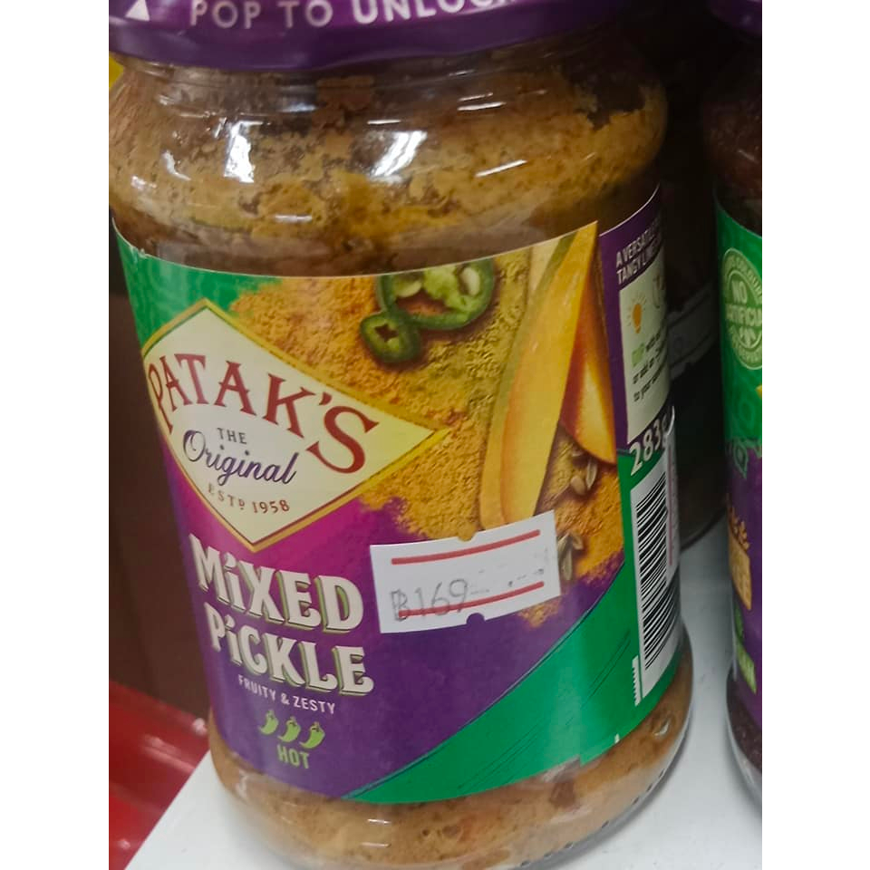 PATAKS Mixed Indian Pickle 283g INDIAN FOOD