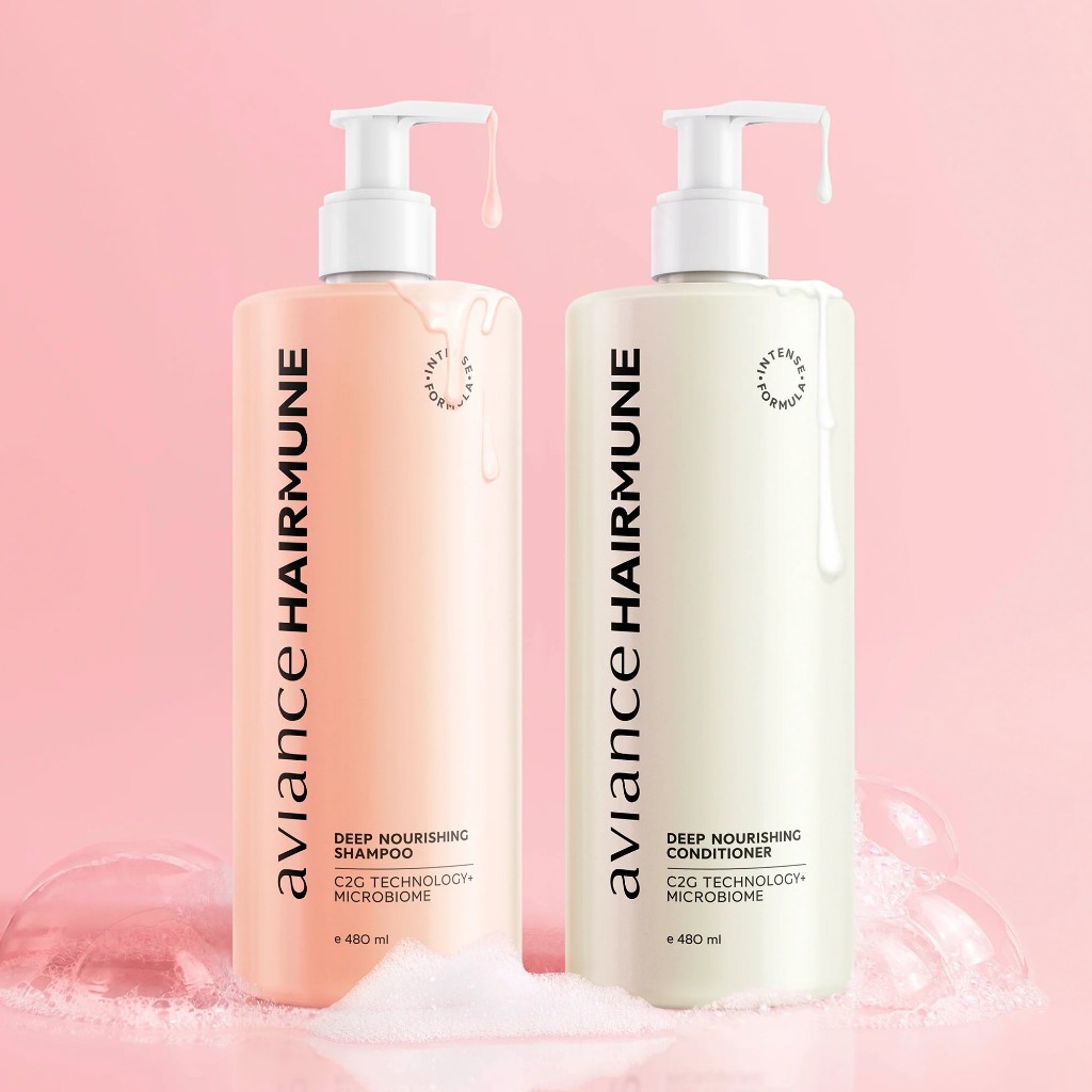 ของใหม่ ของแท้ % อาวียองซ์ แฮร์มูน แชมพู 1 ขวด + คอนดิชั่นเนอร์ 1 ขวด aviance Hairmune Shampoo & Conditioner ครีมนวดผม