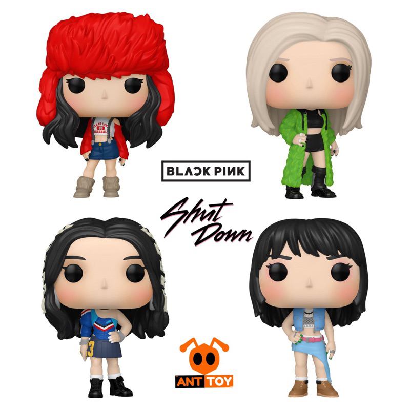 Funko POP Blackpink set of 4 มีของส่งได้เลย ของแท้จ้า มุมกล่องอาจมีรอยพับรอยฉีกมุมเล็กน้อย