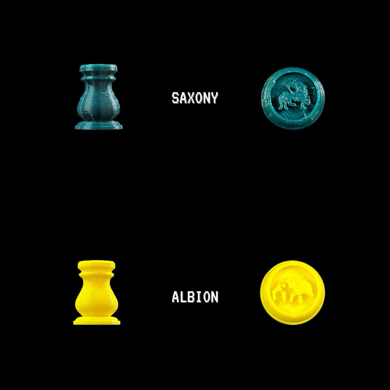 Action Token ตัวเดินเกมกระดาน บอร์ดเกม หมากเดินสำหรับเล่นเกมกระดาน บอร์ดเกม Token/Pawn หมากเดินเกมกระดาน