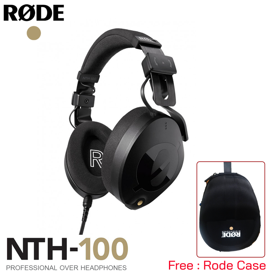 Rode NTH-100 Professional Over-ear Headphones แถมฟรี Rode Case "สินค้ารับประกันศูนย์ไทย"