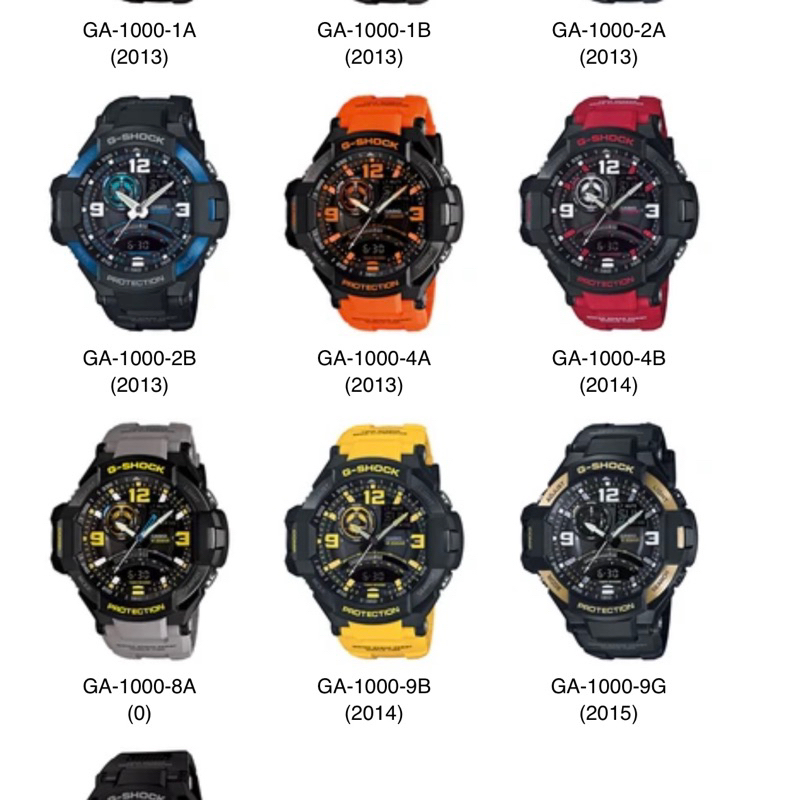 กรอบสายนาฬิกา G-shock รุ่นนักบิน GA-1000/ GA-1100 ใส่ได้ ของแท้100%