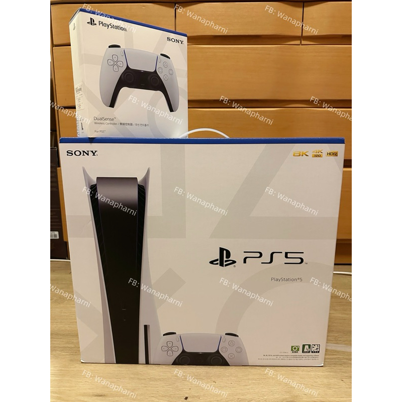 Play Station 5 Console แบบมีช่องอ่านแผ่น Ultra HD Blu-ray™ [CFI-1218A01] + Sony PS5 Controller Dual