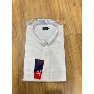 เสื้อเชิ๊ต Arrow ทรงSmart สีขาว เสื้อเชิ้ต Antibacterial