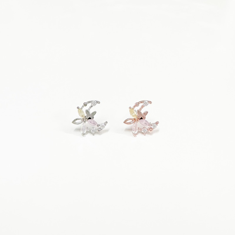 จิวหูเกาหลี ก้านแสตนเลสเกรดเครื่องมือแพทย์ Surgical Stainless Steel no.349_350