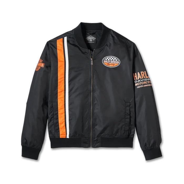เสื้อแจ็คเก็ต Harley Davidson Men's 120th Anniversary Moto Jacket