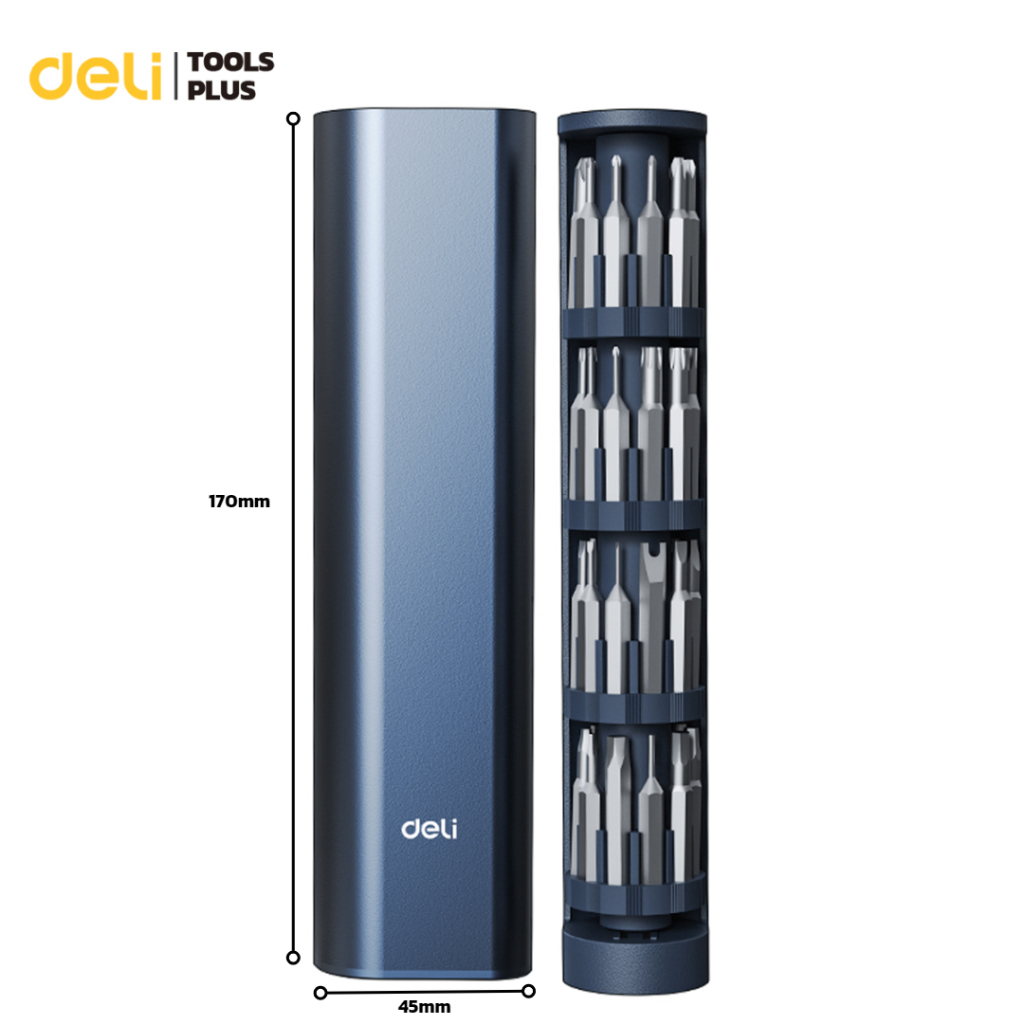 Deli ชุดไขควงแม่เหล็ก ชุดไขควง 44IN1 ซ่อมแว่นตา นาฬิกา หัวแม่เหล็ก ไขควงอเนกประสงค์ screwdriver ราคา ถูกที่สุด ดีลบีเคเค แกลเลอรีภาพที่ 7