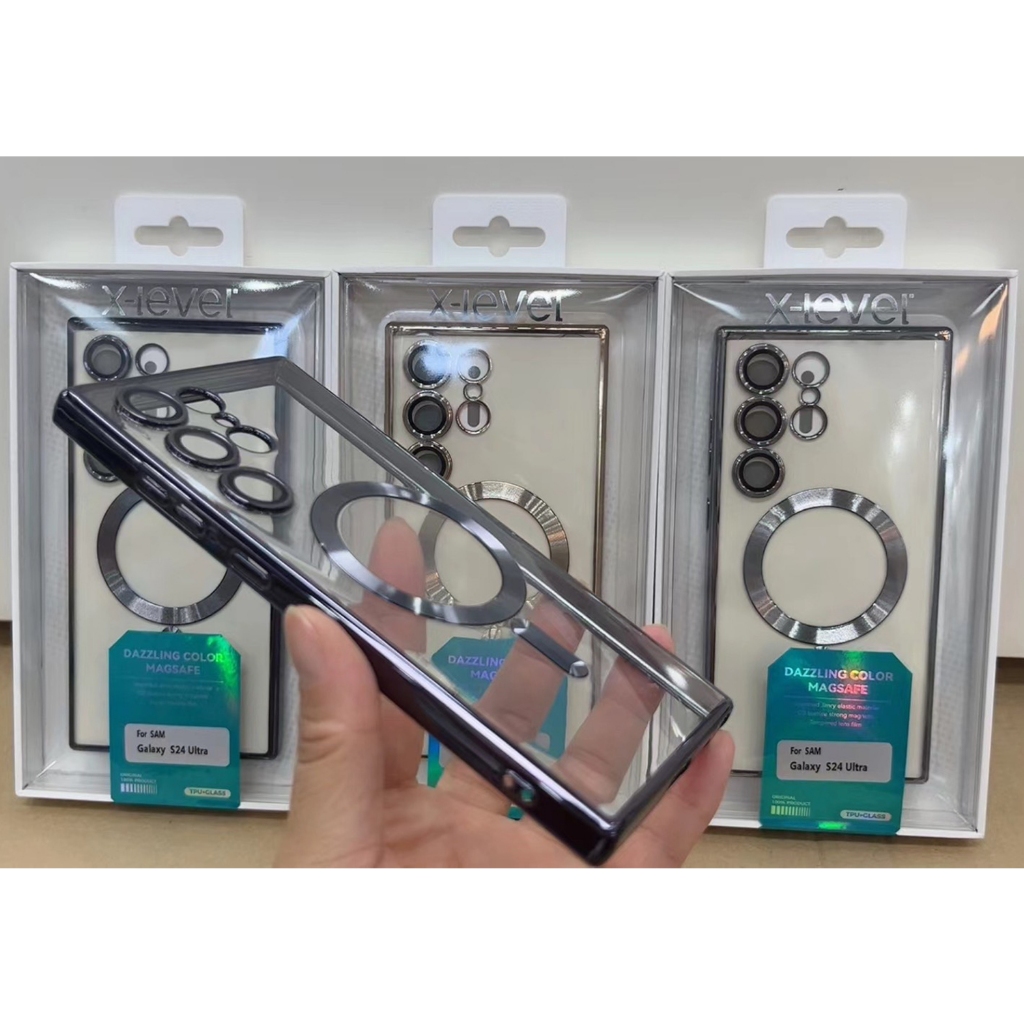 เคส S23 Ultra / S24 Ultra / S24 Plus / S24 Case X-level Dazzling Mag เคสมือถือ ชาร์จแม่เหล็ก ( พร้อมส่ง ในไทย ) ราคา ถูกที่สุด ดีลบีเคเค แกลเลอรีภาพที่ 6