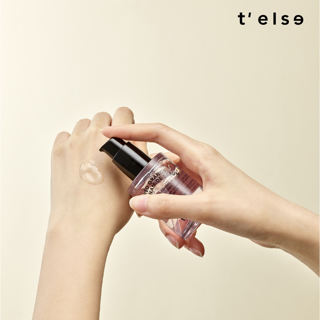 T'else Red Orange Niacinamide Serum 30ml เซรั่มไนอะซินาไมด์ ผิวดูไม่สม่ำเสมอ ลดรอยสิว — صورة 4