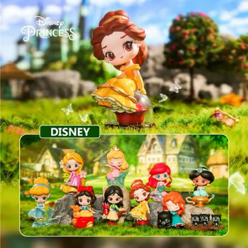 [แบบเลือกตัวได้] กล่องสุ่มเจ้าหญิง Disney Princess (Fairy Town) ลิขสิทธิ์แท้ จากMiniso💖