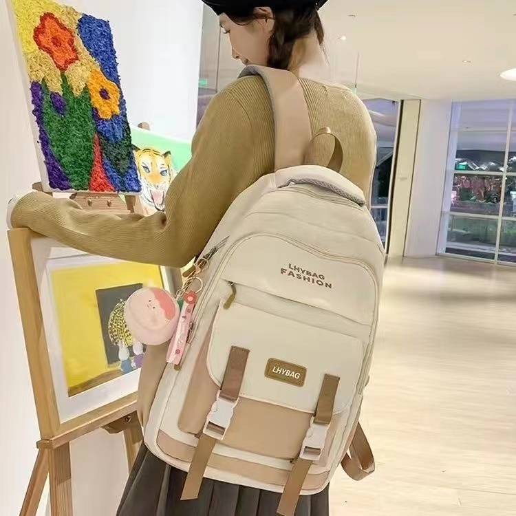 THZO กระเป๋าเป้สะพายหลัง กระเป๋านักเรียน จุของได้เยอะ สไตล์เกาหลี และญี่ปุ่น สําหรับผู้หญิง - รูปที่ 7