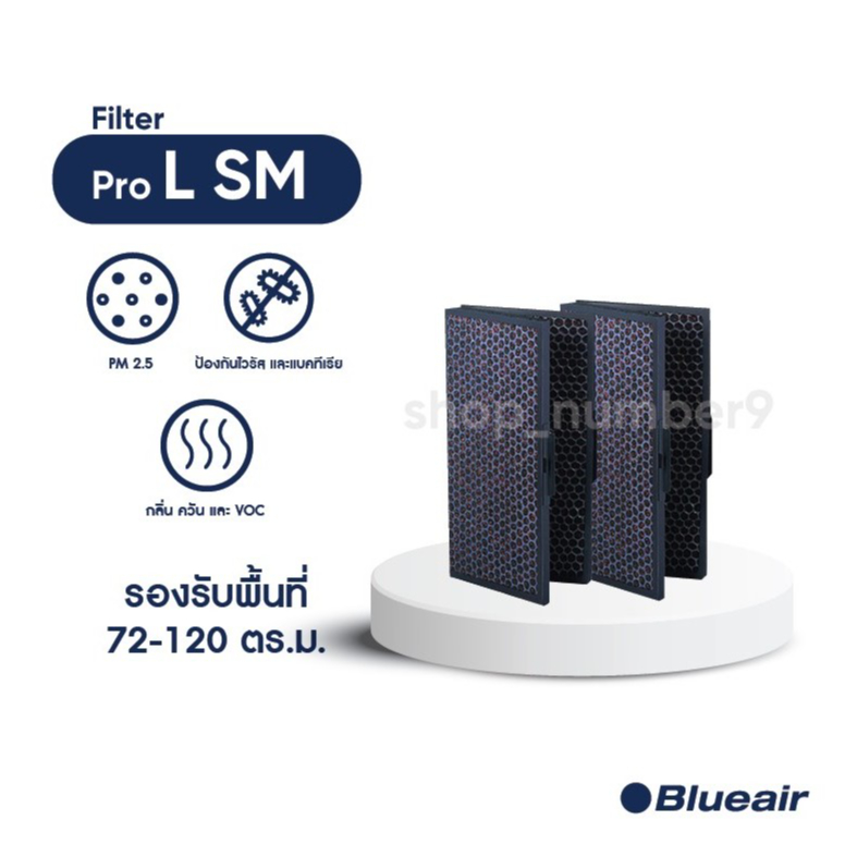 Blueair Pro L Smokestop Filter ไส้กรองอากาศสำหรับรุ่น Pro L แผ่นกรองอากาศ